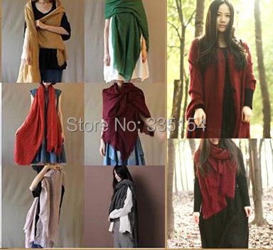 

2015 Women Soft Cotton Plain Color Big Size Shawls Wraps Hijabs Fringe Scarf 25Colors 10pcs/lot