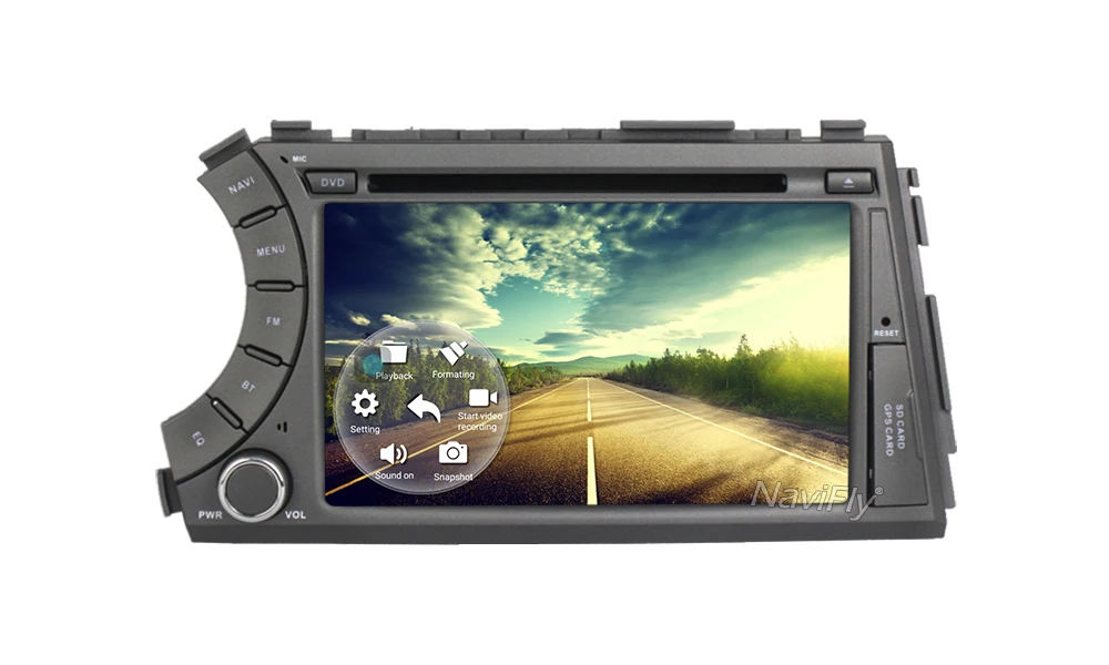 Excellent 7 inch 2 din Android 7.1 Car dvd radio player for Ssang yong SsangYong Kyron Actyon 2005-2013 Car gps stereo autoradio head unit 12