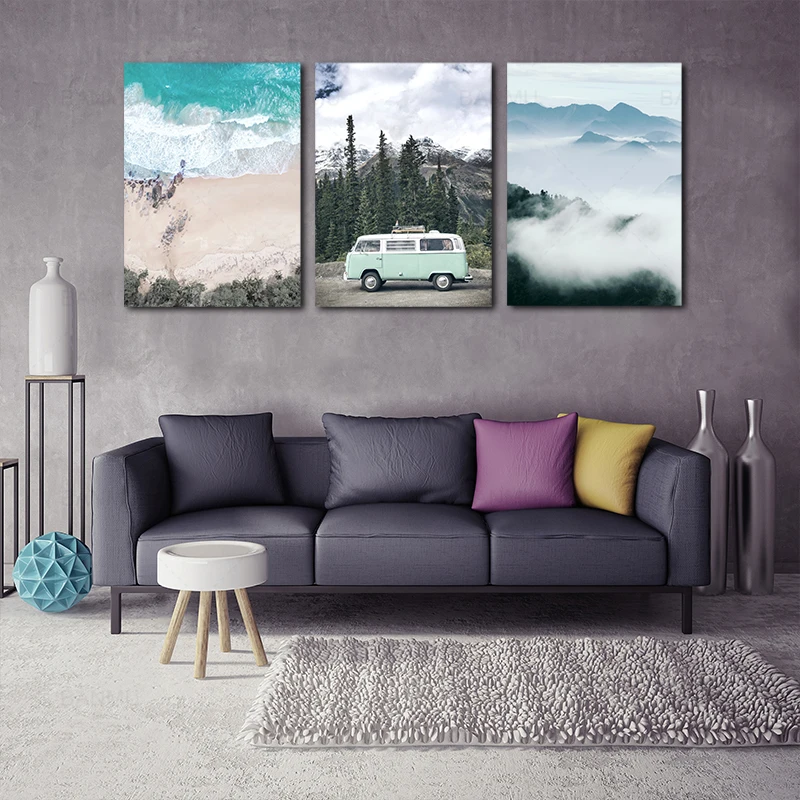 Скандинавский Картина на холсте настенные художественные постеры картина