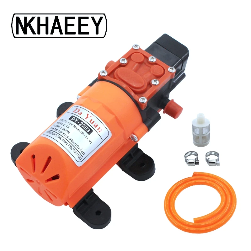 

DY-2203 Intelligent pressure switch 12v DC electric sprayer motor motor self-priming diaphragm car wash pump