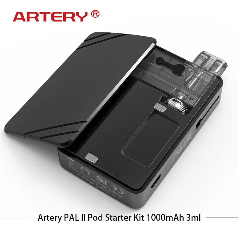 Вейп Набор Hot Artery PAL II Pod батарея 1000 мА · ч с сетчатой катушкой MTL 2 электронная
