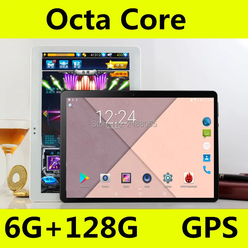 2019 Новые 10 дюймов планшетный Octa Core 6 ГБ Оперативная память 64 Гб Встроенная память 4G FDD LTE 1280x800 ips подарок для детей Планшеты Android 8,0 gps планшет 10,1