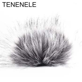 

TENENELE For Olympus LS-100 Recording Pen Muff Windscreen Cover Plush Fur Furry Windshield Protect For Olympus LS100 Microphone