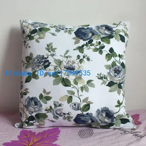 Pillowcase 1PCS 19 inch(50cm*50cm) Beautiful Floral Cloth Pillow Cover Wholesale P25