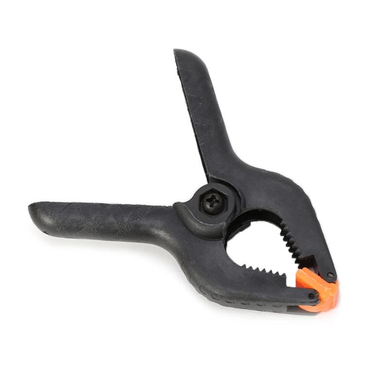 

3 Inch Heavy Duty Plastic Nylon Spring Clamp Clip Tips For Photography Background Black