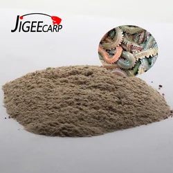 JIGEECARP – lot d'appâts pour la pêche en eau salée, 1 sachet, 30g, 100%, saveur de ver de lugver vivant, additif en poudre, carpe, matériel de fabrication de bouillettes 