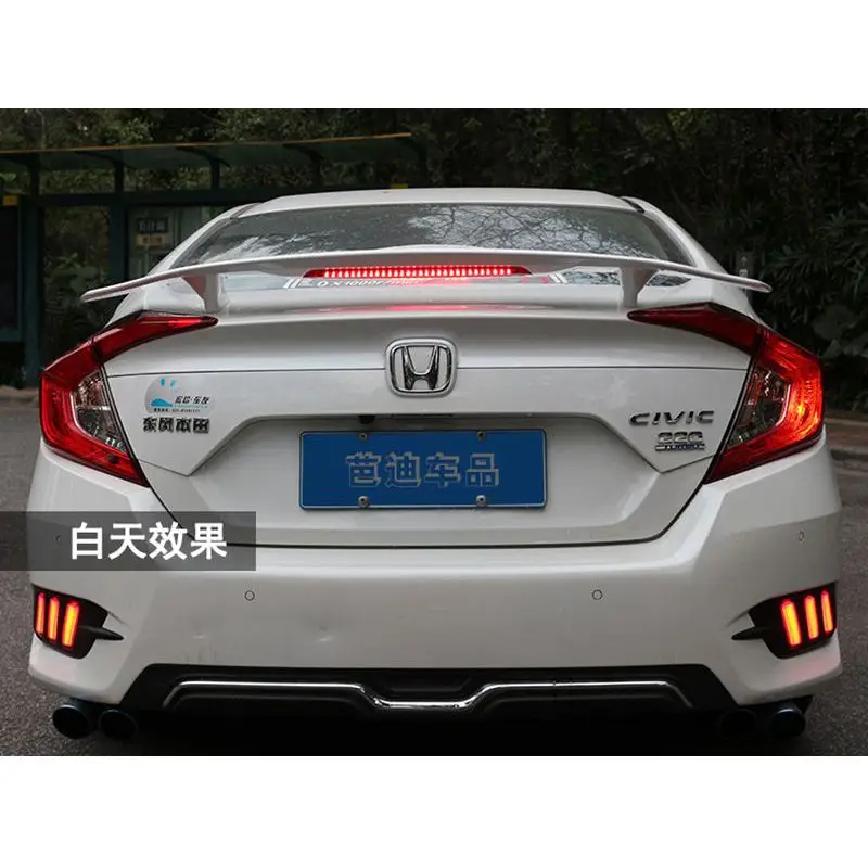 Для Honda Civic спойлер высокое качество абс материал заднее крыло праймер цвет задний спойлер для Honda Civic спойлер