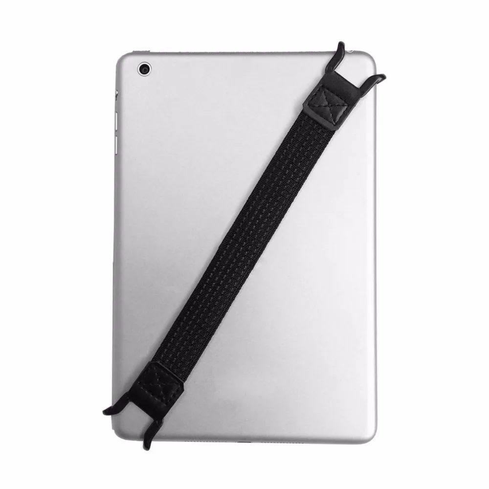 Universal Security Hand-strap With Metal Bracket Flexible Elasticated Strap Finished With Rubber Nodes For iPad