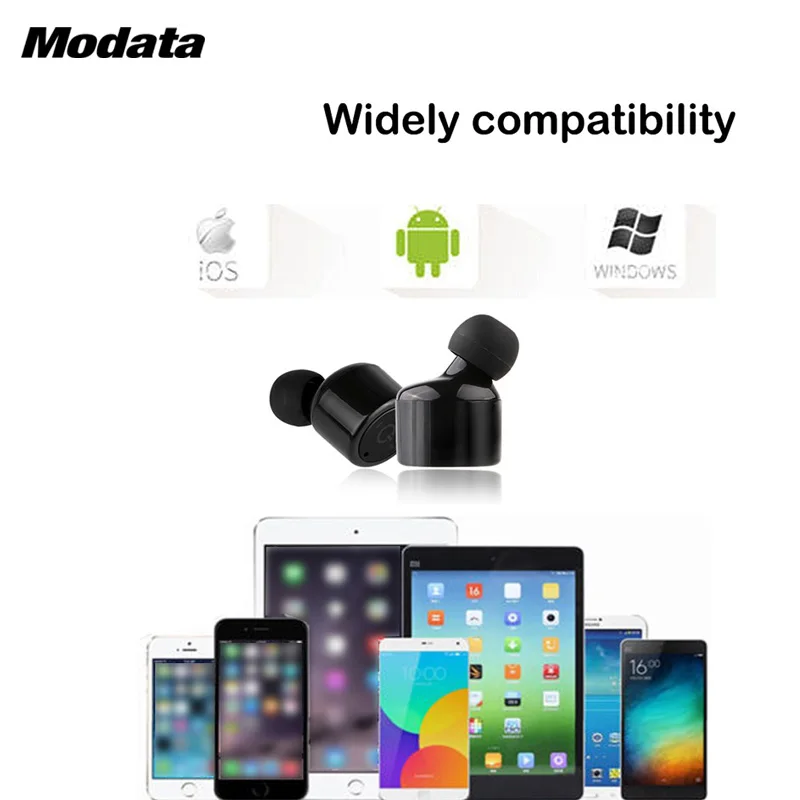 

X1T Mini Sport Bluetooth Headset Lastest CSR V4.2 Bluetooth Earphones True Wireless Earbuds For With IOS, Android Or Windows