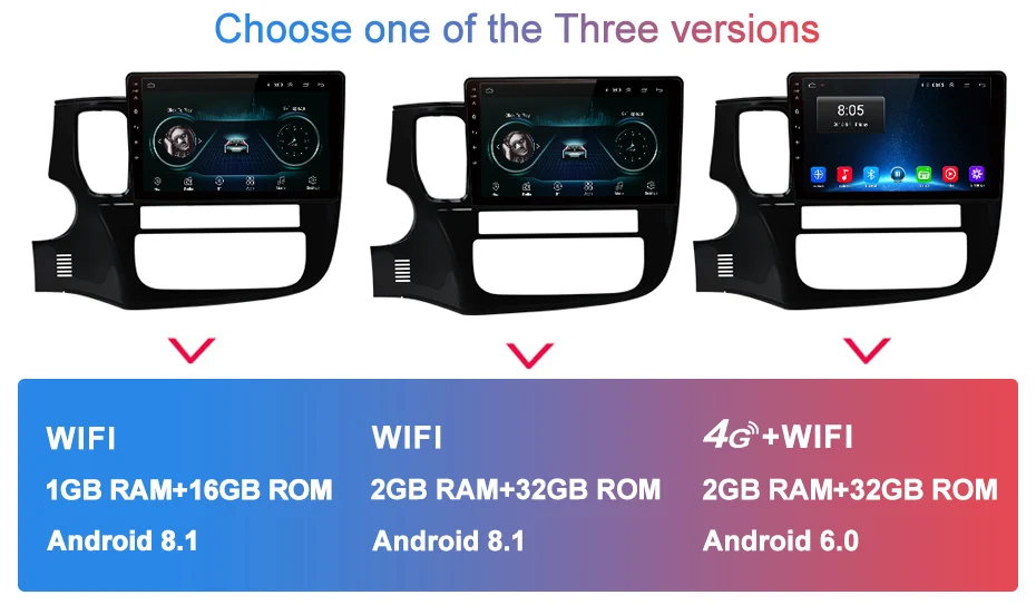 Top AWESAFE 2 din Android 8.1 Car DVD Player GPS for Mitsubishi Outlander 3 2012 2013 2014 2015 2016 2017 2018  Car Stereo Radio 0