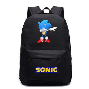 

Cartoon Sonic Backpack New Pattern Laptop Knapsack Beautiful Men Women Travel Bags Boys Girls School Rucksack Back to School