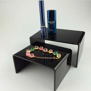 

Acrylic Jewelry Display Stand Toy Mobile Wallet Bracelets Display Shelf Plexiglass 2PCS Necklace * Earring Rack