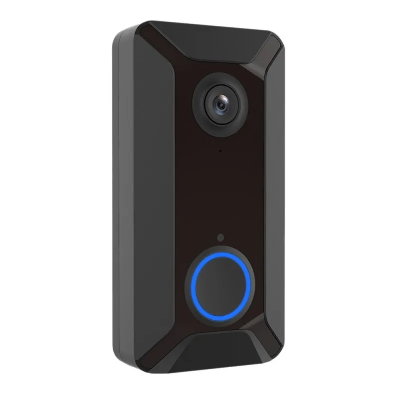 V6 Черный, серый цвет Цвет дома Wi-Fi видео-дверной звонок 720P 2-полосная акустическая связь с пассивный инфракрасный детектор движения