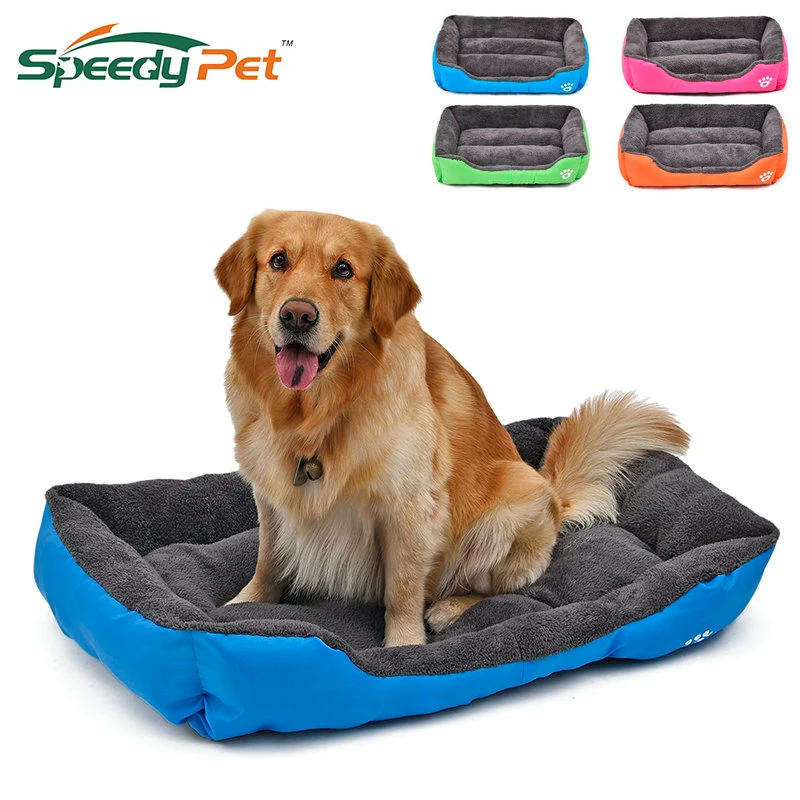 Pet Dog Bed Warming Dog House Soft Material Pet Nest Candy Colored Dog Fall and Winter Warm Nest Kennel For Cat Puppy 4 Colors