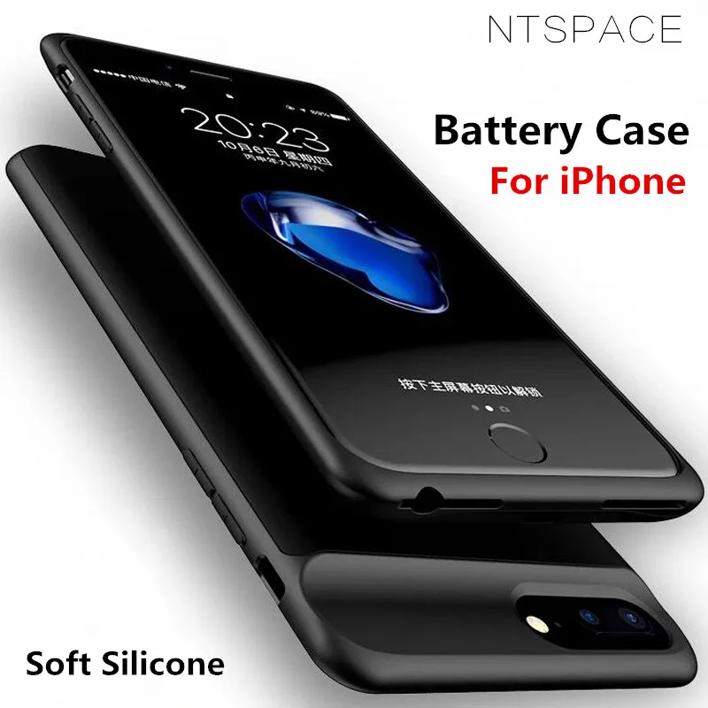 NTSPACE портативный банк питания для iPhone 8 7 6 6 S Plus Магнитная батарея зарядное устройство Чехлы для iPhone 6 6 S 7 8 Внешний Аккумулятор Чехол