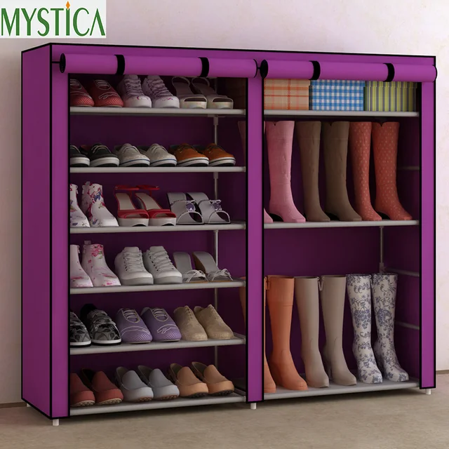 Aliexpress 2018new Home Simple Large Capacity Storage Shoe 2018new Home Simple Large Capacity Storage Shoe Rack Dustproof Multilayer Shelf Cloth Organizer Cabinet