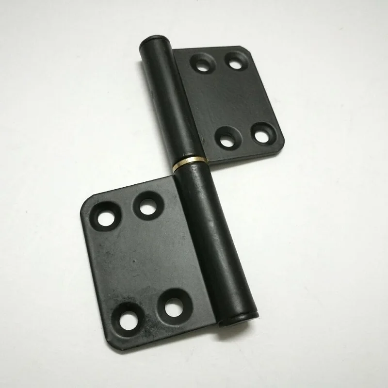

Bathroom door Aluminum hinge detachable black hinge 4 inch 2.0mm X 2