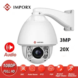 Imporx 3Mp 20X Zoom Wifi Cámara de Seguimiento Automático Cctv Cámara Poe Audio 360 Grados Cámara Ip Inteligente Ir Visión Nocturna Monitor de Seguridad Imporx 3Mp 20X Zoom Wifi Cámara de Seguimiento Automático Cctv Cámara Poe Audio 360 Grados Cámara Ip Inteligente Ir Visión Nocturna Monitor de Seguridad