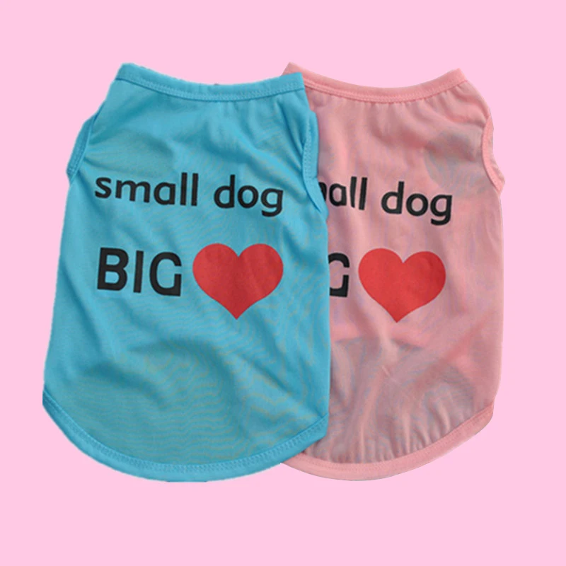 Pet Puppy Summer Vest Small Dog Cat Dogs Clothing Cotton T Shirt Apparel Clothes Supplies | Дом и сад
