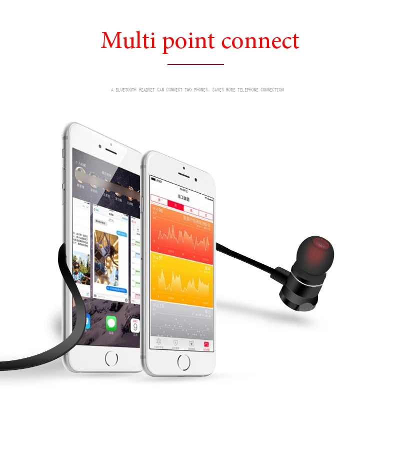 MagiftM11 Sport Bluetooth Earphone Wireless Headphone Bass Music In-ear Stereo Bluetooth Vrsion 5.0 Magnetic Headsets with Mic (7)