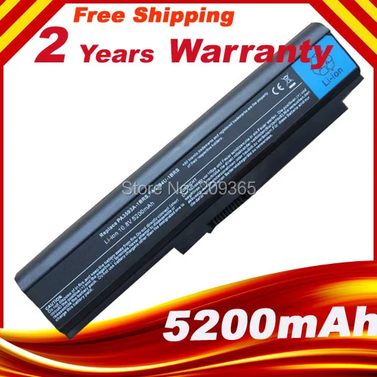 Аккумулятор для ноутбука Toshiba Satellite U300 U305 PA3593U 1BRS PA3594U 1BAS PABAS110 PABAS111|battery for toshiba|laptop