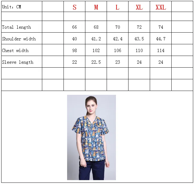 Скрабы, медицинская форма, хирургический колпачок, животный принт, Женский медицинский скраб, стоматологическая клиника, рабочий Топ, больница и домашнее животное, набор, униформа