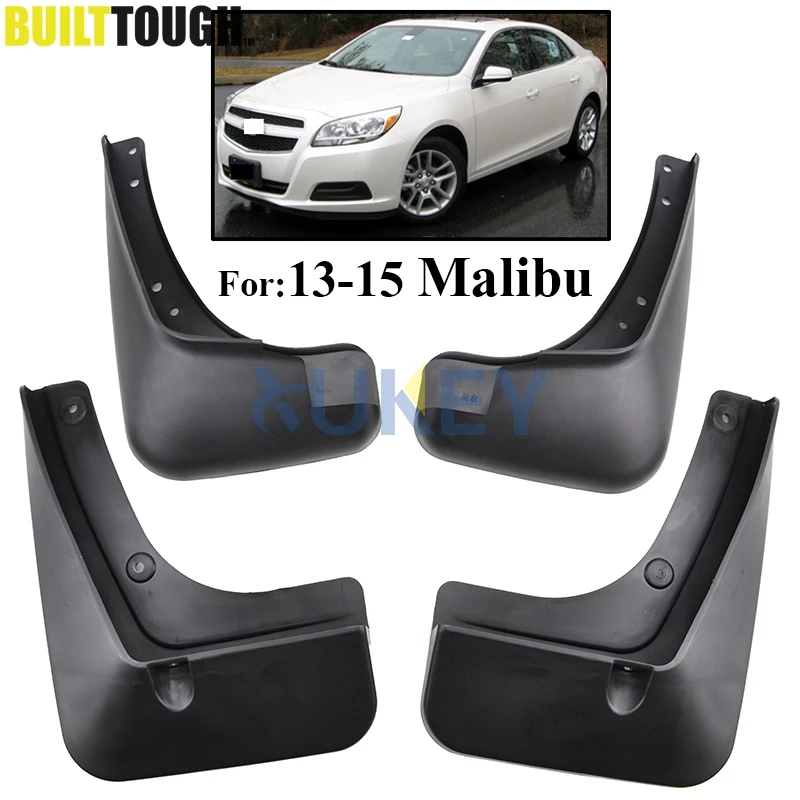 

Set Molded Mud Flaps For Chevrolet Malibu Holden 2013 2014 2015 Mudflaps Splash Guards Mud Flap Front Rear Mudguards Fender