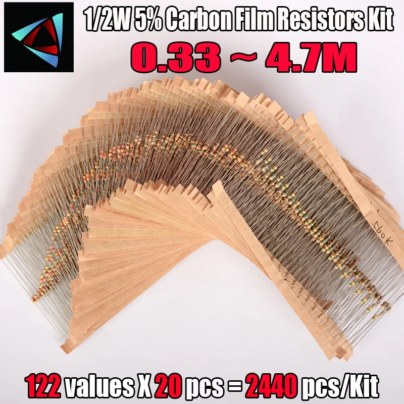 Various Pack Sizes Carbon Film Resistors 1W Full Range of Values