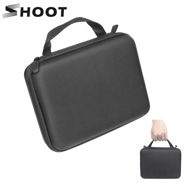 US $4.12 SHOOT M/S Size EVA Portable Case for GoPro Hero 8 7 6 5 Session Sjcam Sj4000 for Xiaomi Yi 4K Actio