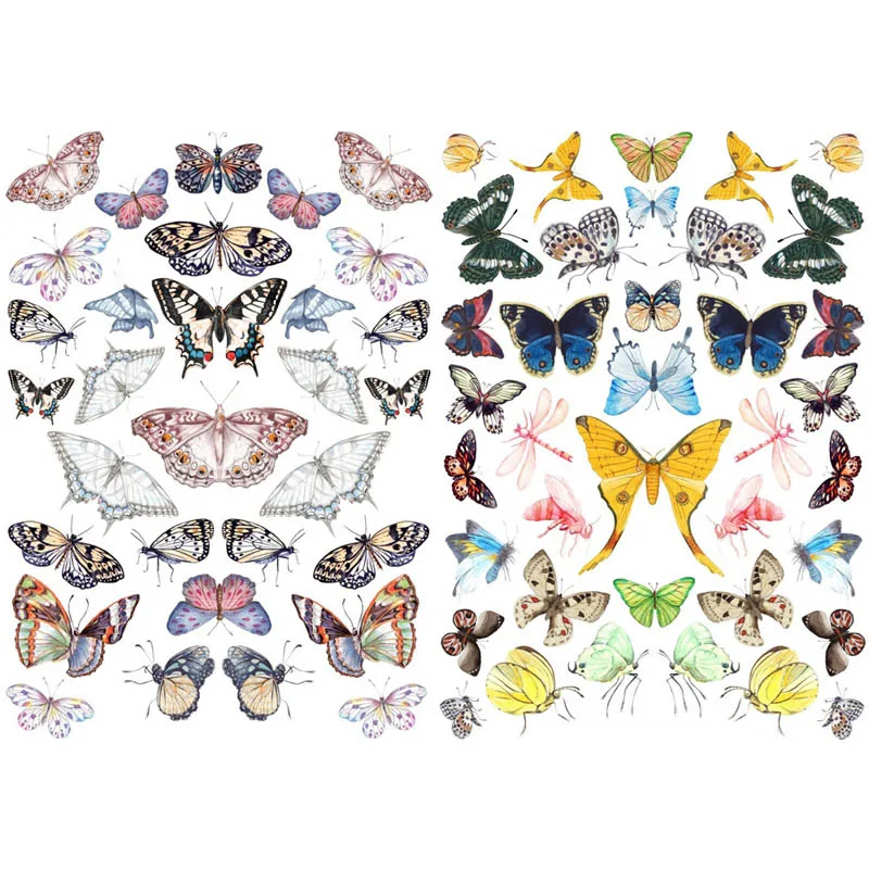 

1 PCS Colorful Butterfly Precut Kawaii Stationery Cute Post It Notebook Sketchbook Dairy Planner Stickers School Office Decor