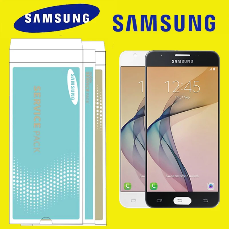 

ORIGINAL 5.0'' LCD with Frame for SAMSUNG Galaxy J5 Prime Display G570F G570 SM-G570F LCD Touch Screen with SERVICE PACK