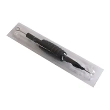 10 шт. 3RL 25 мм пластиковые одноразовые насадки для тату трубки с иглы в ассортименте для пистолет для татуировки чашки чернил комплект держателей татуировки Советы