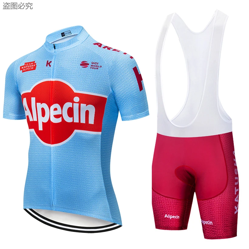 New BLUE katusha cycling jersey 20D bike shorts suit Ropa Ciclismo mens summer quick dry PRO bicycle Maillot Pants clothing