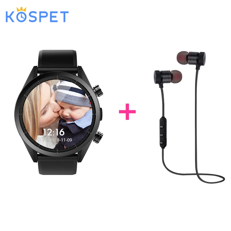 4G GPS Smart Watch Men 1.39 inch Android 7.1 MTK6739 Battery 620 mAh Bluetooth Heart Rate Smartwatch Phone 3GB+32GB Camera 800W
