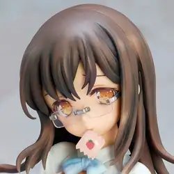14,5 см японского аниме фигура сексуальные очки девушка на коленях ver фигурку Коллекционная модель игрушки для мальчиков