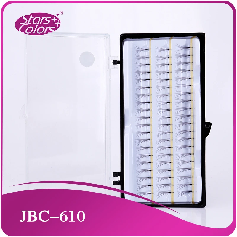 Популярные стильные белые Искусственные ресницы ручной работы с 6 мерками|eyelash