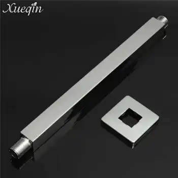 

34cm Brass Shower Arms Bathroom Square Wall Mounted Shower Extension Arm For Rain Shower Head Extension Pipe