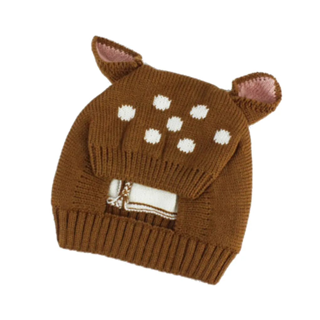 

Cartoon Baby Hat Winter Hats For Girls Kids Rabbit Long Ear Soft Crochet Baby Cap Hooded Hat Scarf Set for Children Girl Hats