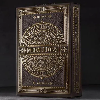 

Medallion Playing Cards by Theory 11 magic tricks magic props imported from US