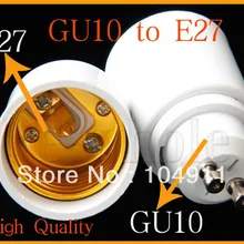 10 шт./лот GU10 для E27 винт базовый держатель лампы светодиодные лампы розетка адаптер штепсель-переходник удлинитель держатель Гарантия 2 года