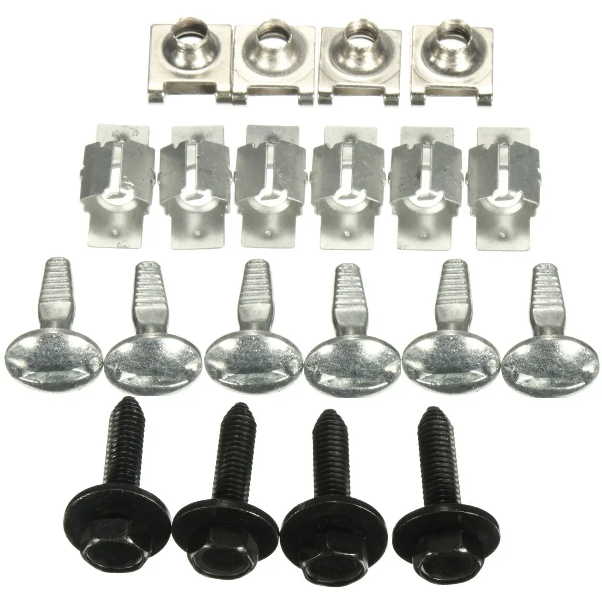 

17Pcs Bottom Engine Cover Undertray Fixing Fitting Clips Fits for Peugeot for Citroen C5
