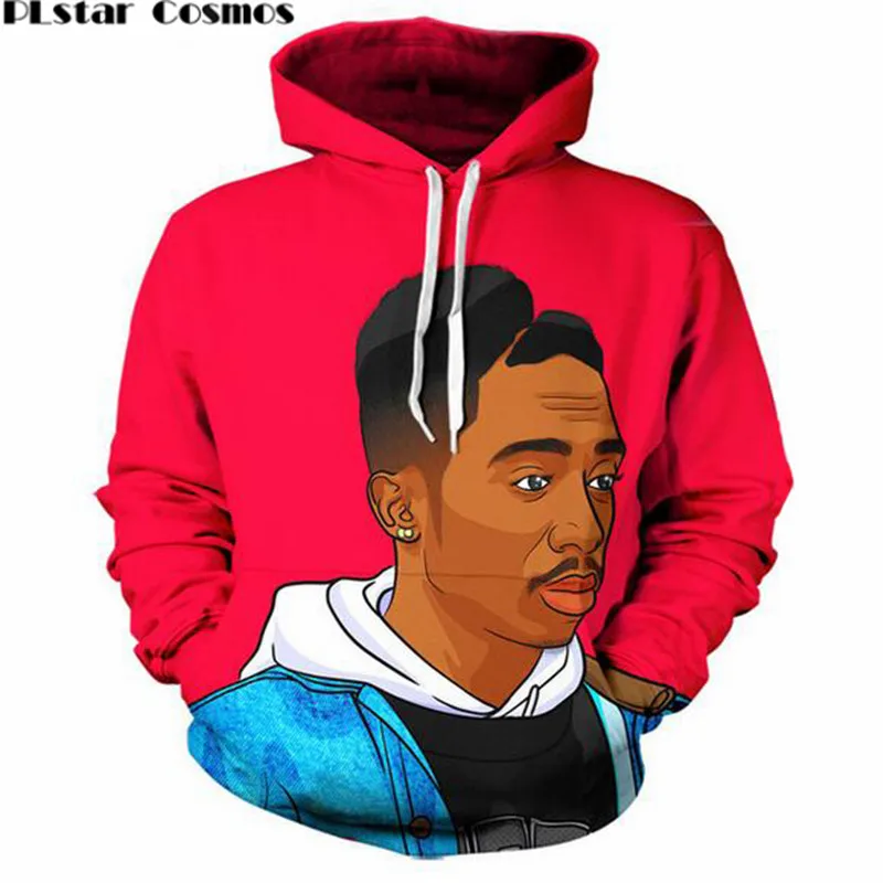 red hoodie zip up