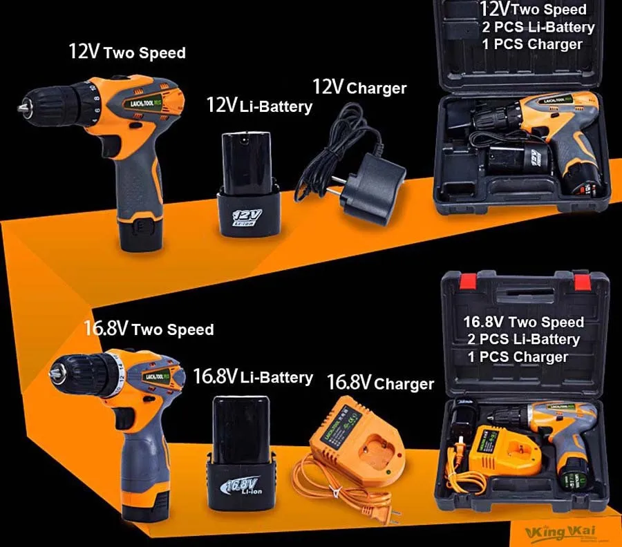 Cordless Lithium Battery Electric Drill-16