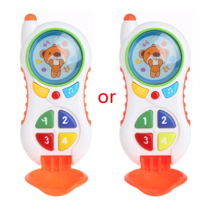 Детская развивающая игрушка обучающая сотовый телефон игрушка со звуком и светильник#330