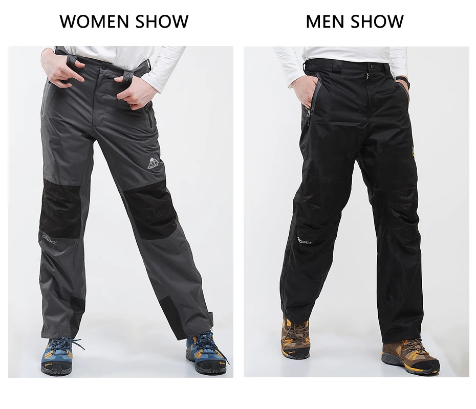 Лыжные брюки для мужчин и женщин, лыжные брюки, теплые ветрозащитные водонепроницаемые брюки для сноубординга, зимние походные брюки
