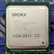 XEON 2670 XEON E5-2670 C2 cpu XEON E5 2670 C2 2670 XEON(20 Мб кэш-памяти, 2,60 ГГц, I) LGA 2011 SROKX C2 подходящий x79