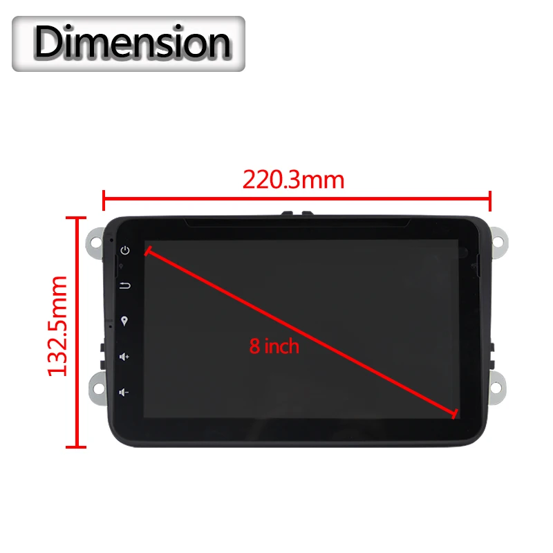 Discount Android 7.1.2 System Car DVD Player for VW EOS Caddy Shara Amarok Scirocco with GPS Navigation Car Multi-Media Player 11