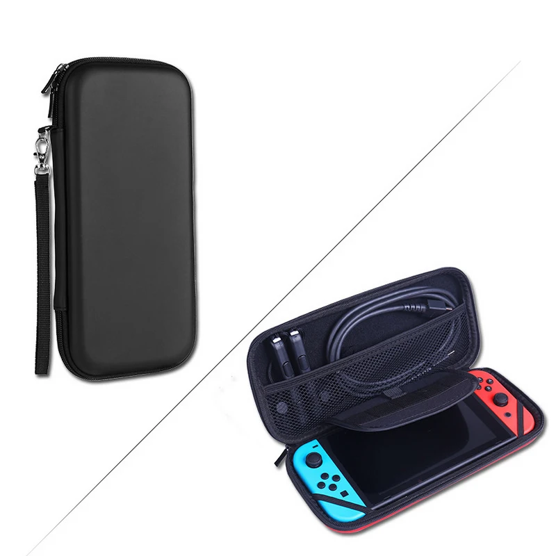 Портативная Жесткая Сумка для хранения для nyd Switch Case защитный чехол Сумки для Nintendo DOS Switch NS аксессуары Cattry сумка - Цвет: Black