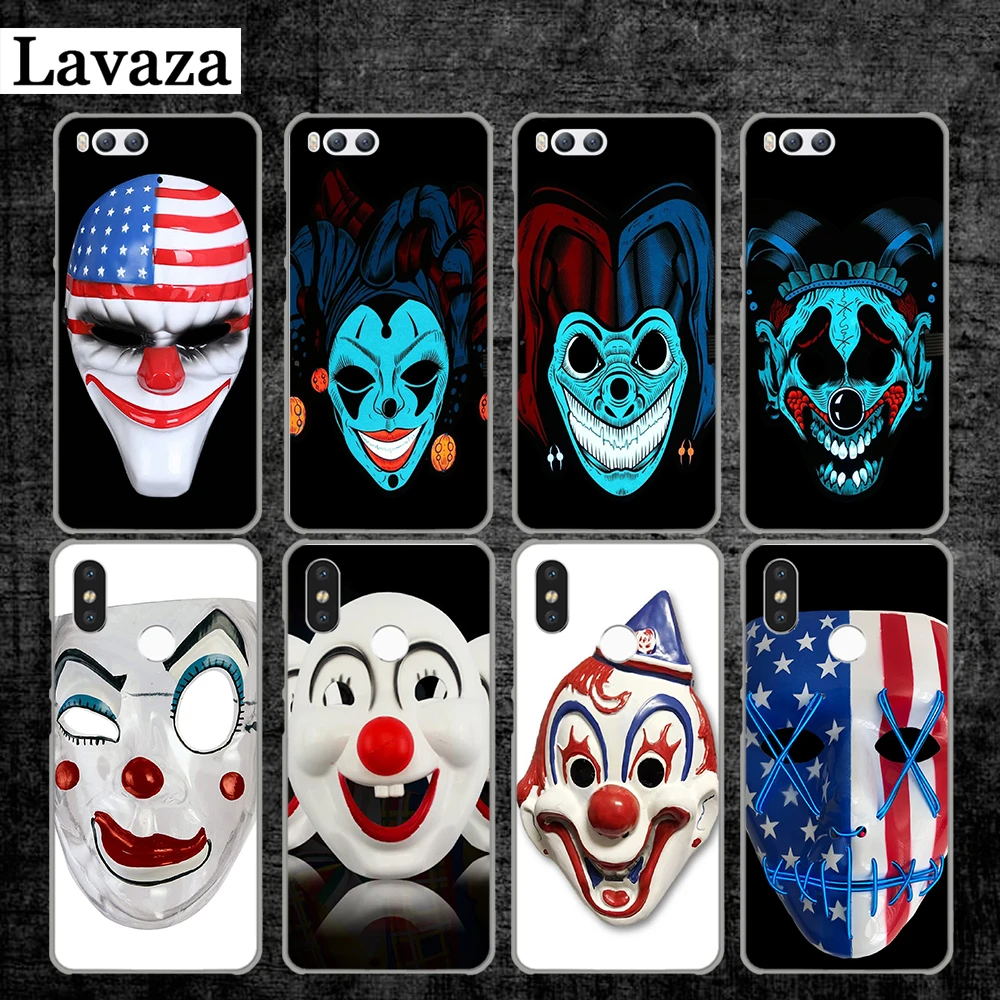 

Lavaza clown mask Hard Case for Xiaomi Redmi 4A 4X 5A S2 5 Plus 6 6A Note 3 4 7 Pro Prime