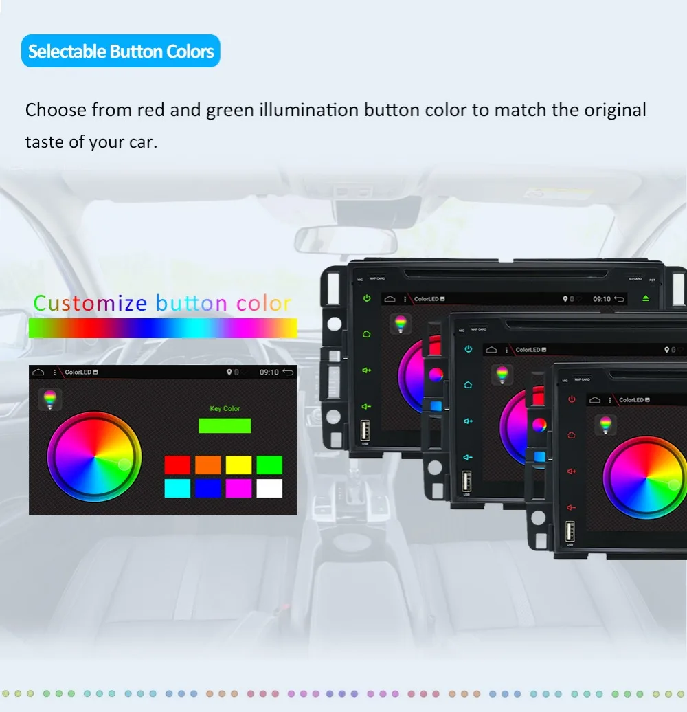 Flash Deal 1024*600 Octa Core Android 9 Car DVD Player For GMC Yukon Savana Sierra Tahoe Acadia Denali Chevrolet Chevy Radio GPS Stereo SWC 6
